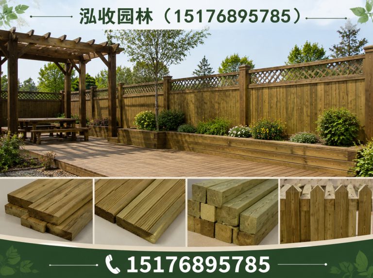 泉州京津冀防腐木工程展示图