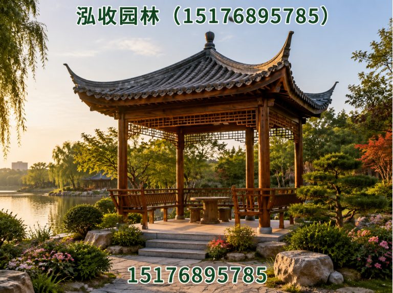 泉州防腐木凉亭展示图